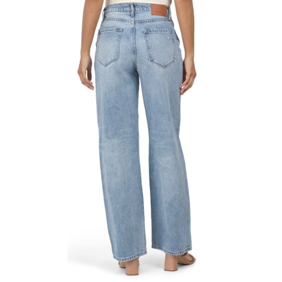 NWOT Hidden The Logan Front Pleats Dad Jeans - Picture 2 of 2